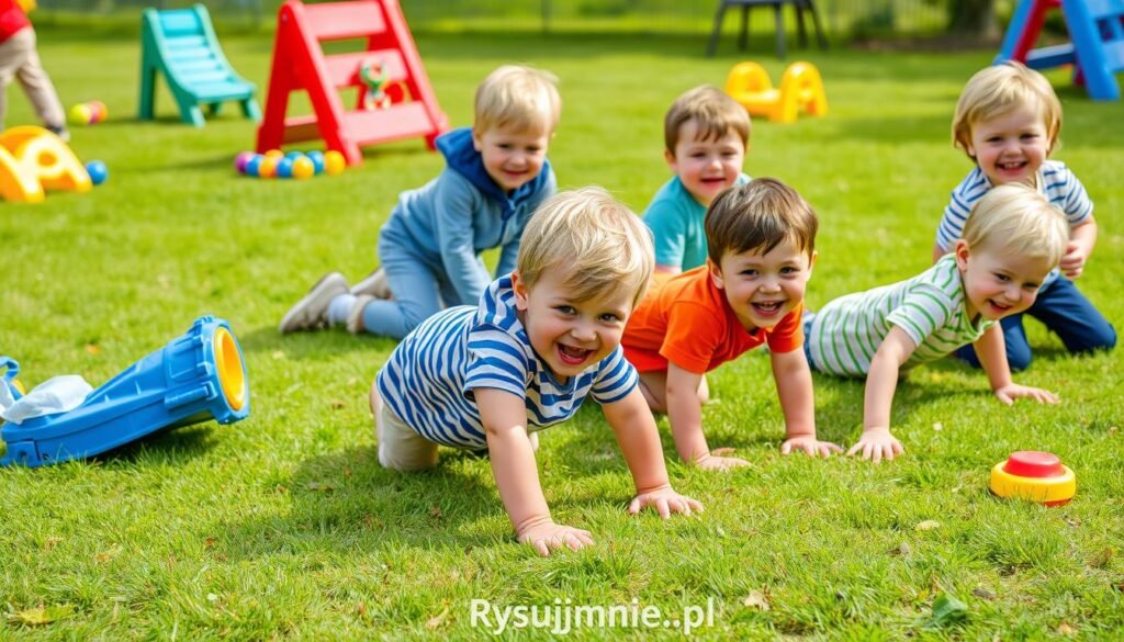 zabawy na czworakach