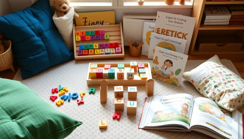 Materiały Montessori do nauki czytania