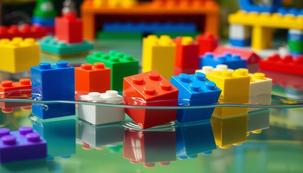 eksperyment z klocków Lego