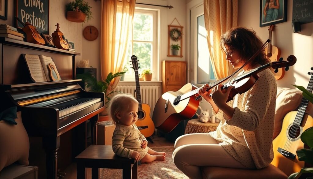 Pomoc dziecku w nauce gry na instrumencie