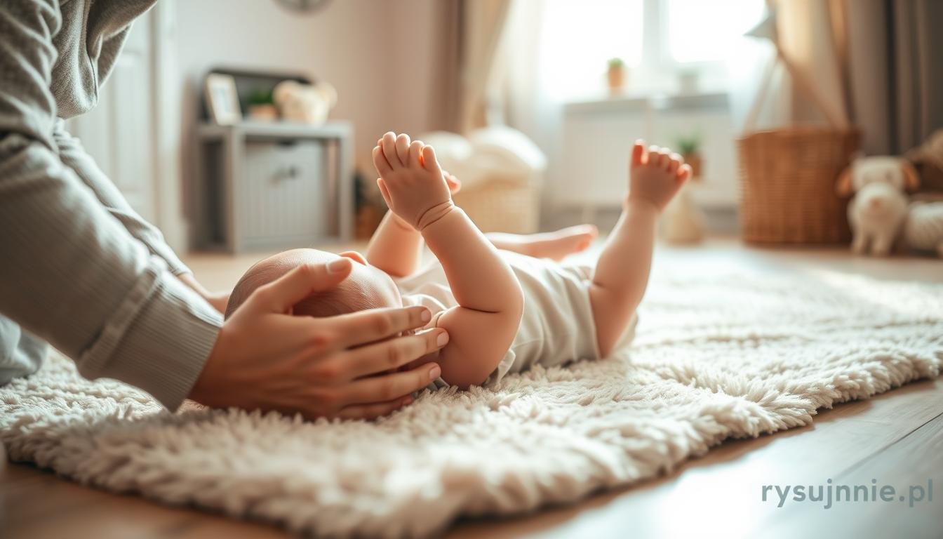 proste ćwiczenia gimnastyczne dla niemowląt