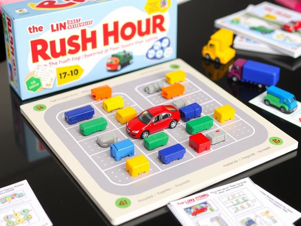 Gra logiczna Rush Hour dla dzieci w wieku szkolnym