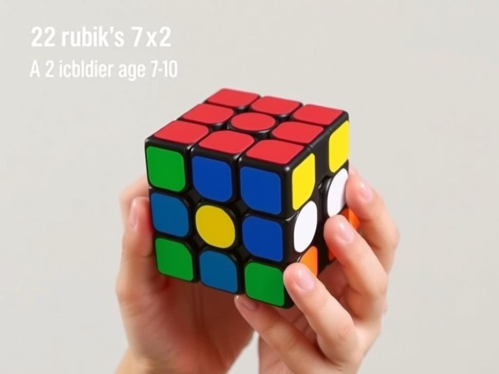 Kostka Rubika 2x2 dla dzieci w wieku 7-10 lat