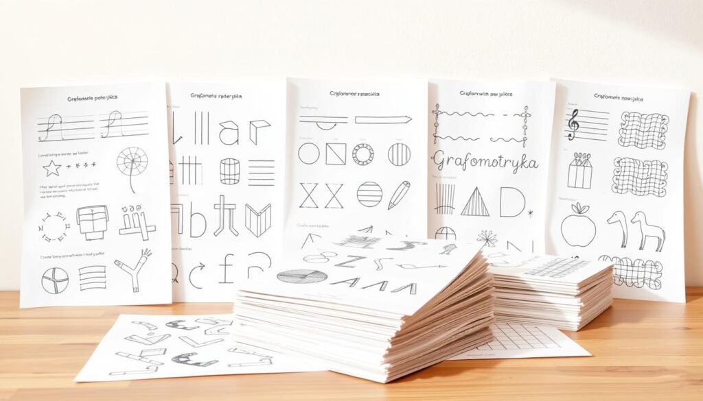 karty pracy grafomotoryka