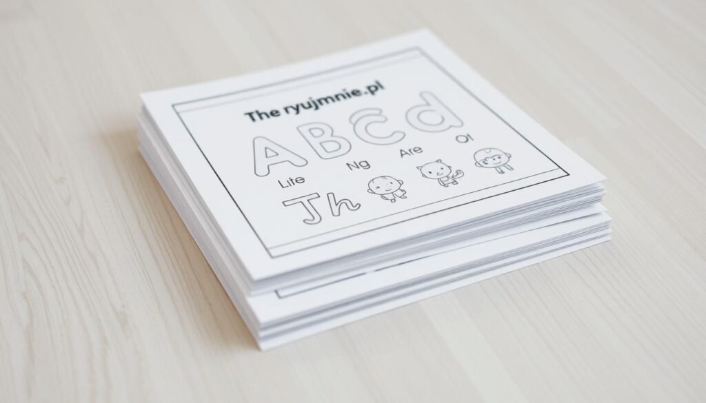 karty pracy do nauki czytania do druku