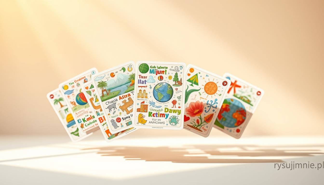 karty obrazkowe do globalnego czytania